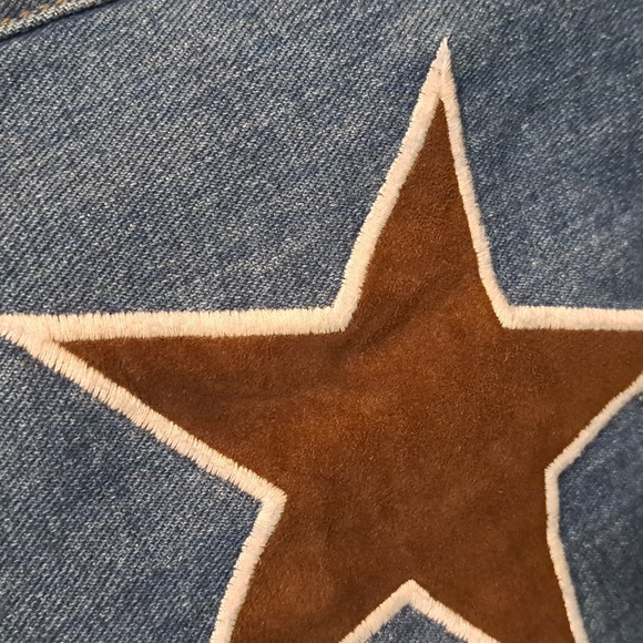 New distressed star denim jacket - Picture 11 of 12